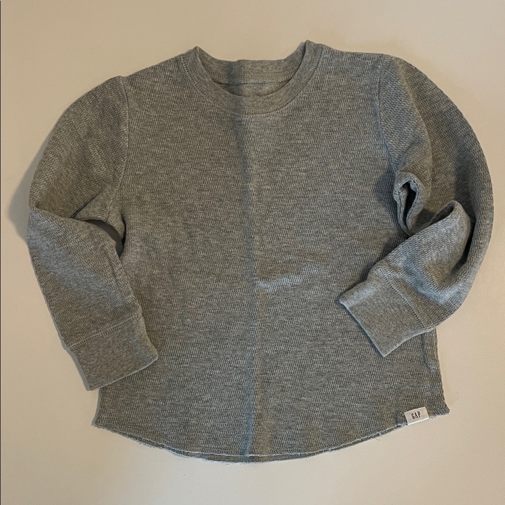 GAP Kids Heather Gray Long Sleeve Tee - Size 3T